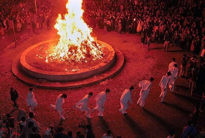 جشن سده ، «چهل روزگی خورشید مبارک»